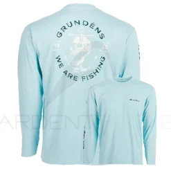 T Shirt GRUNDENS Tech tee anchor down print aquatic