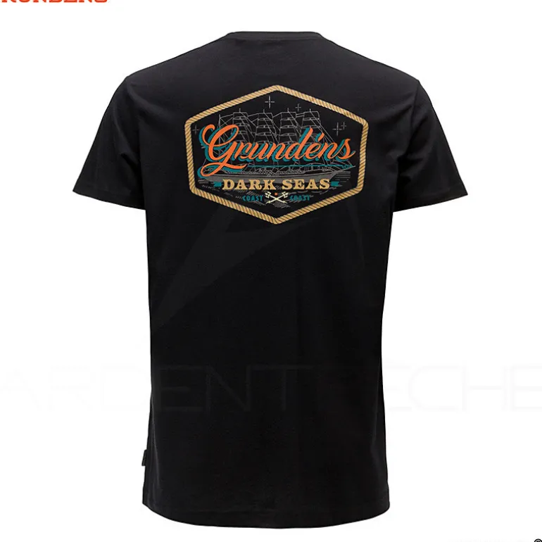 T Shirt GRUNDENS X DARK SEAS Watercraft SS Dark navy