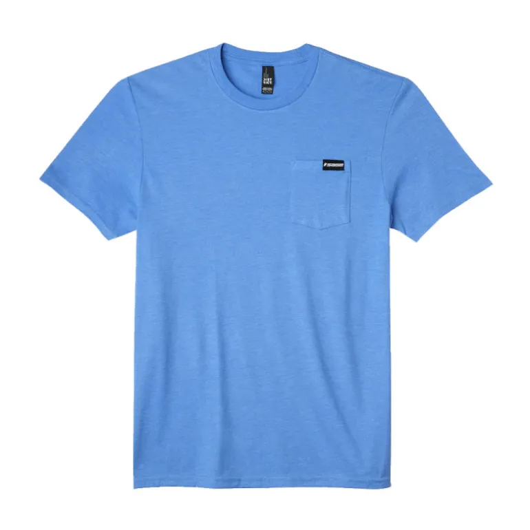 Tee shirt SAGE Logo Pocket Tee Heather Royal