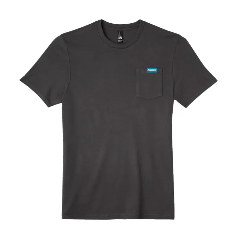 Tee shirt SAGE Logo Pocket Tee Charcoal
