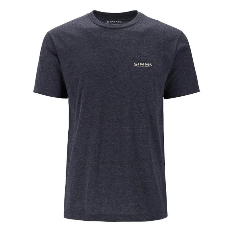 Tee shirt SIMMS Simms Classic Tackle T-Shirt Navy Heather