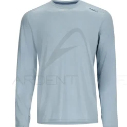 Tee shirt SIMMS Solarflex Crew Steel Blue Heather