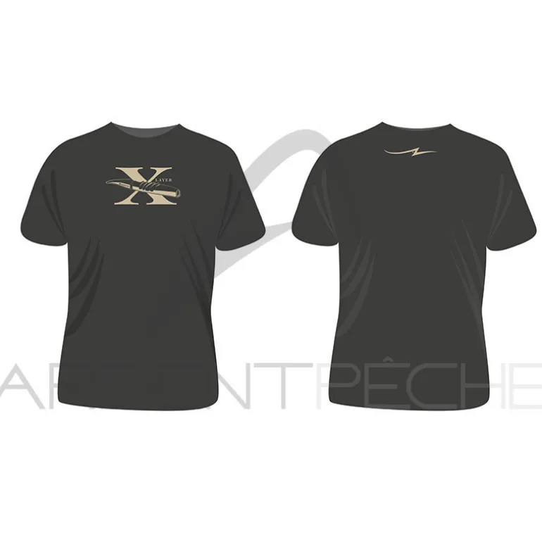 Tee shirt ULTIMATE FISHING X layer evo gris