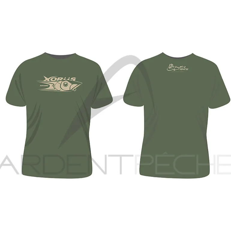 Tee shirt ULTIMATE FISHING Patchinko vert