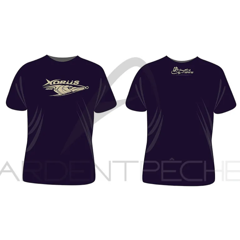 Tee shirt ULTIMATE FISHING Asturie bleu