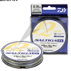 Tresse DAIWA Saltiga 12 braid EX multicolore 600m
