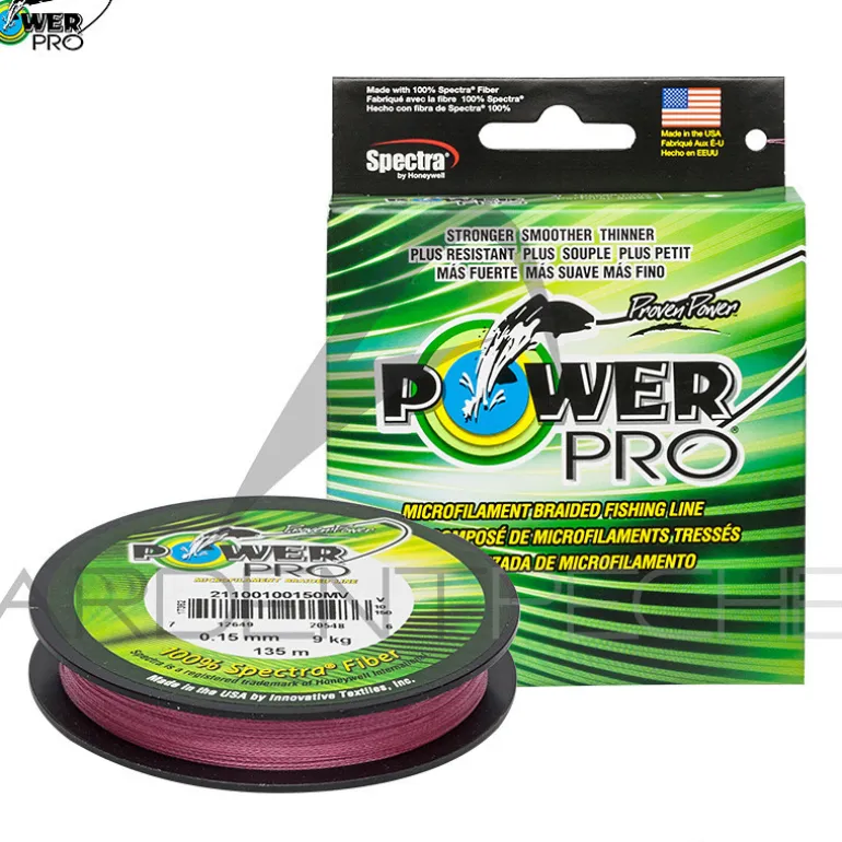 Tresse POWER PRO Rouge 135m