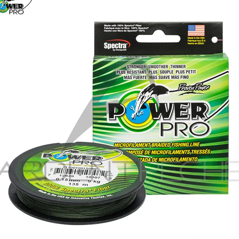 Tresse POWER PRO Verte 135m