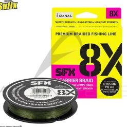 Tresse SUFIX SFX 8 Carrier braid Lo vis green 135m