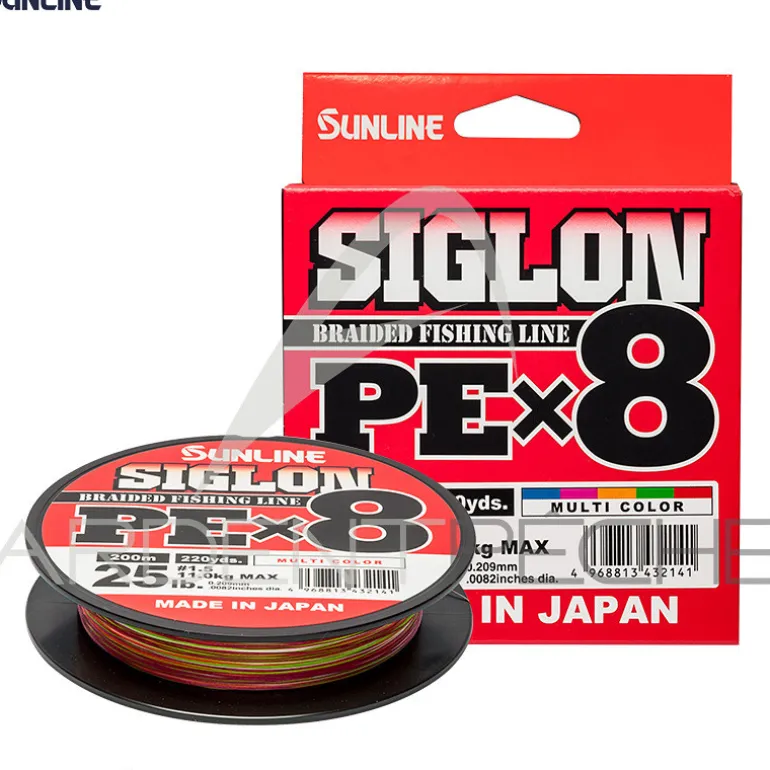 Tresse SUNLINE Siglon braid 8X multicolor 200m