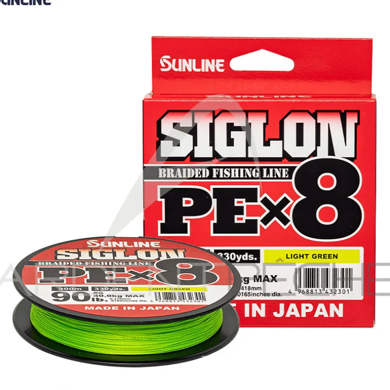 Tresse SUNLINE Siglon braid 8X Tuna vert clair 300m