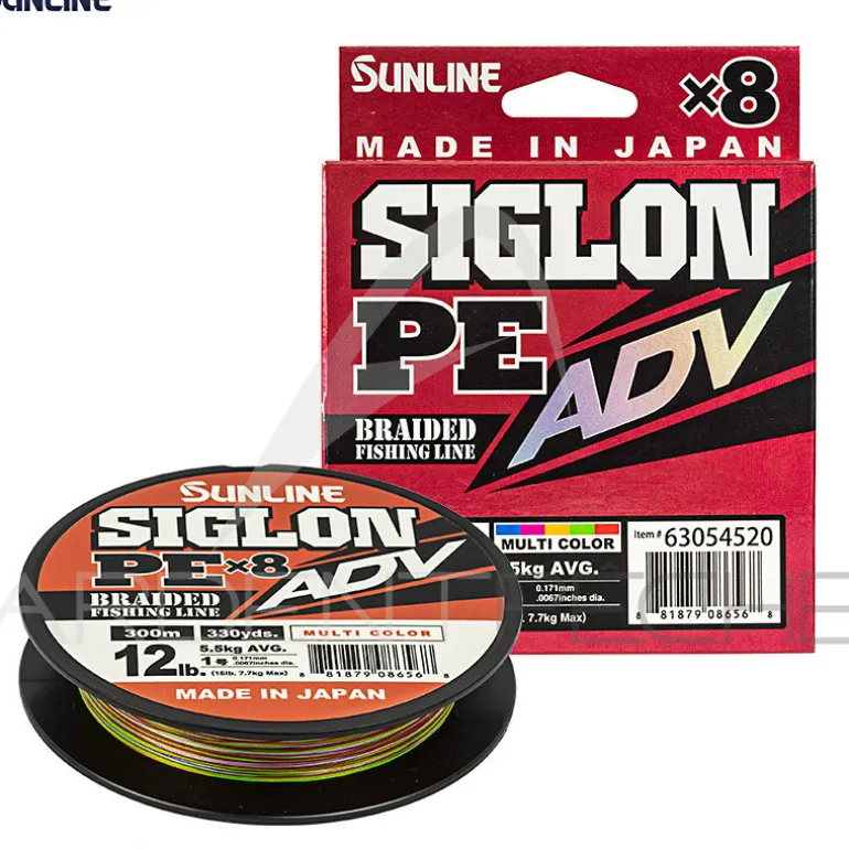 Tresse SUNLINE Siglon braid PE ADV 8X Multicolor 300m