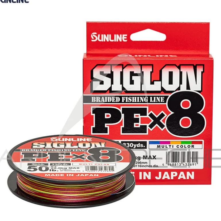 Tresse SUNLINE Siglon braid 8X multicolor 300m