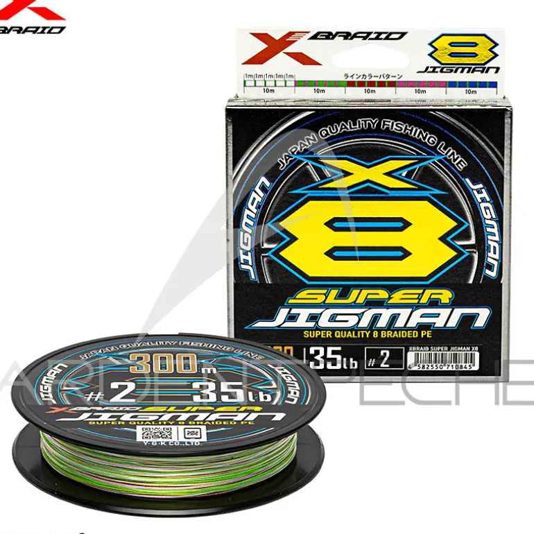 Tresse XBRAID Super jigman X8 300m