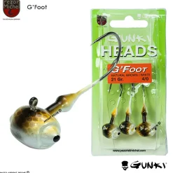 Tête plombée GUNKI G´Foot
