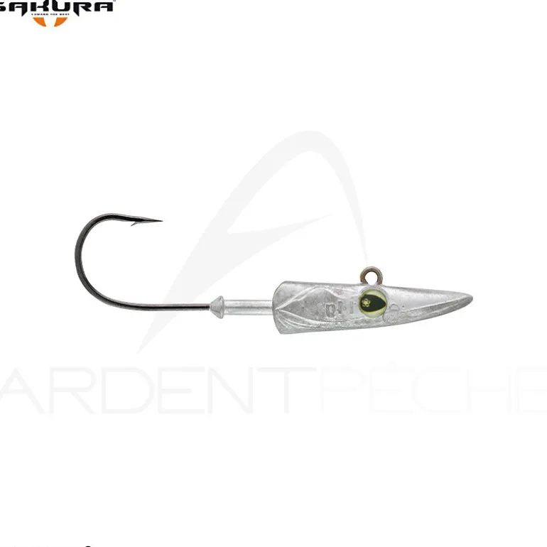 Tête plombée SAKURA Makaira jig head zn