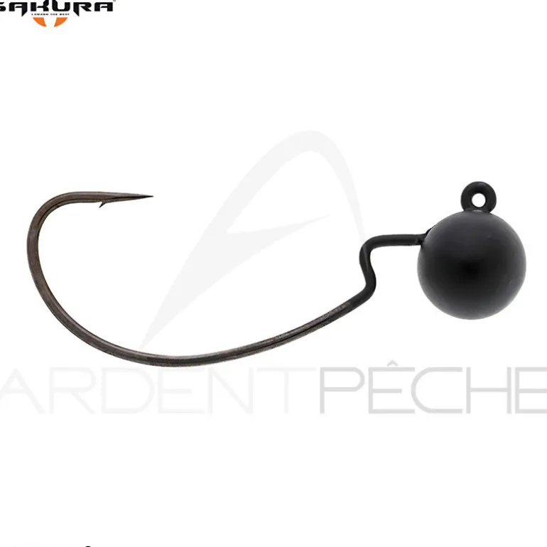 Tête plombée SAKURA Tungsten offset jighead