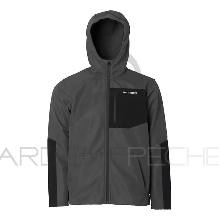 Veste GRUNDENS Bulkhead fleece hooded jacket anchor