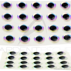 Yeux 3D adhésifs super pearl